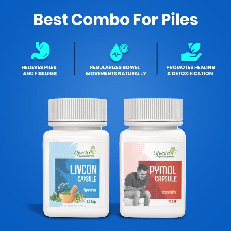 Pymol + Livcon  Piles Care Capsule