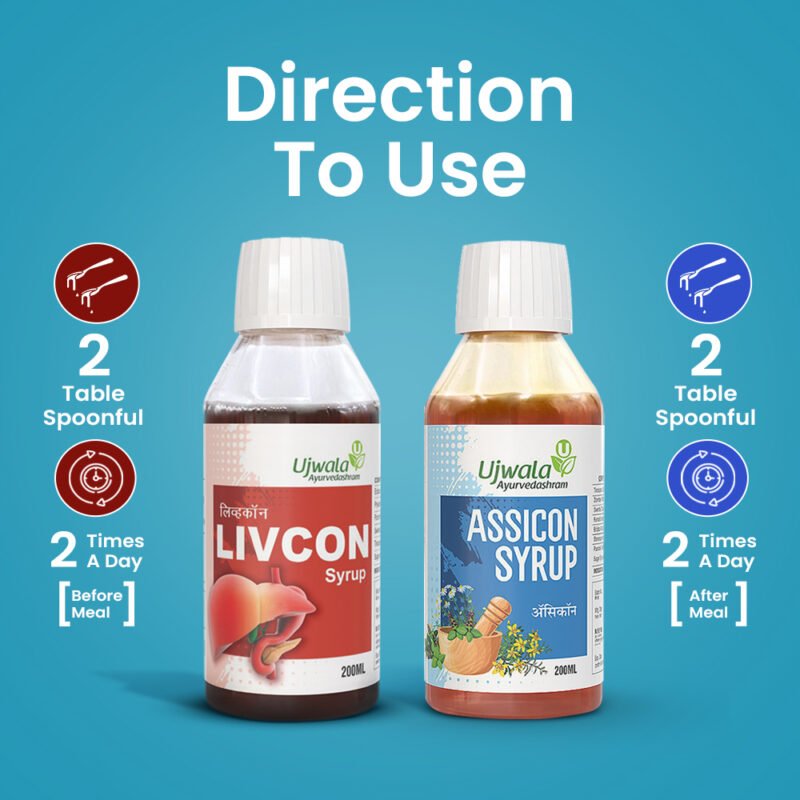 Livcon Syrup and Assicon Syrup Combi Pack