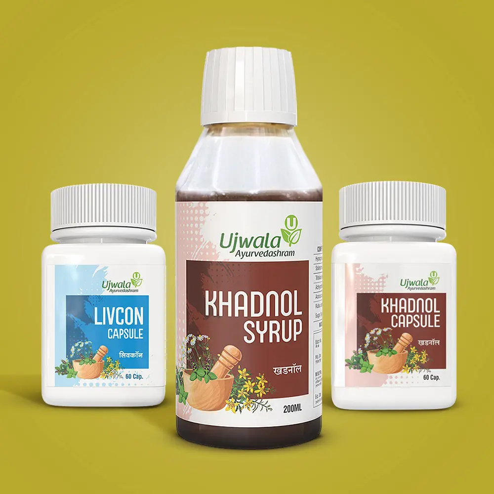 Livcon Khadnol Capsule + Khadnol Syrup