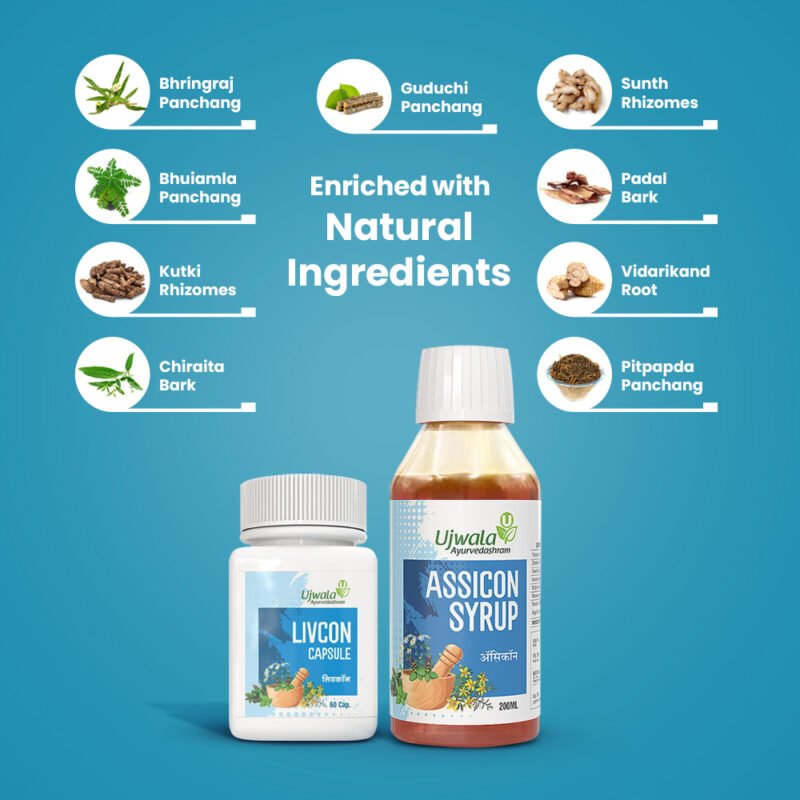 Livcon Capsule and Assicon Syrup Combi Pack
