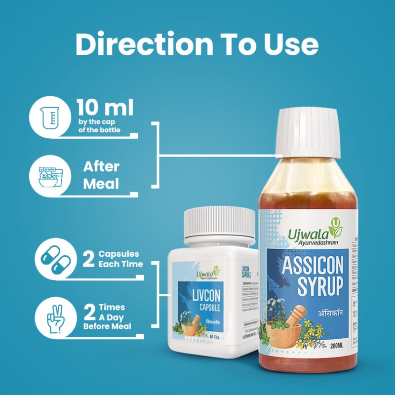 Livcon Capsule and Assicon Syrup Combi Pack