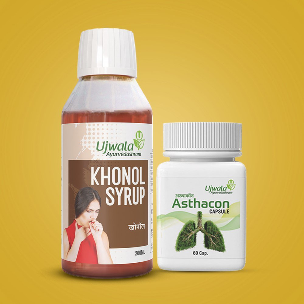 Asthacon capsule and Khonol syrup